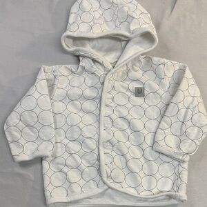 Emma & Jack - White Baby Jacket/Sweater